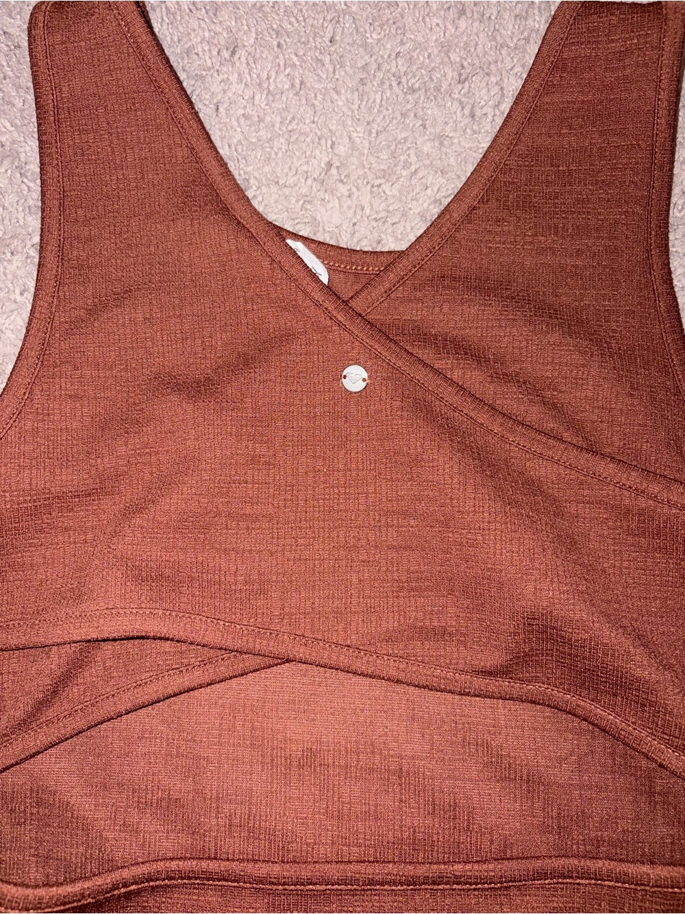 Roxy Sleeveless Brown Knit Bodycon Dress - Picture 4 of 7